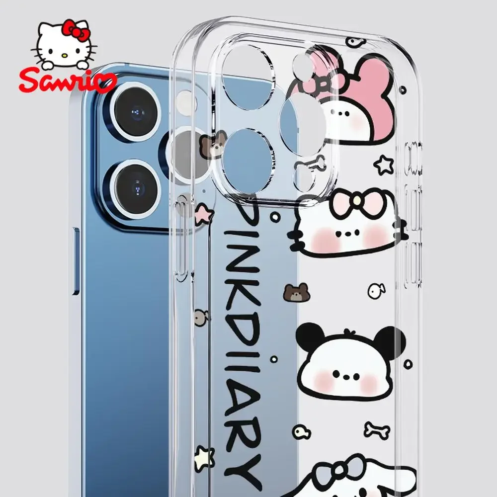 

Чехол Hello Kitty для iPhone 16, чехол для предотвращения падения, Iphone 16/15/14/13/12/11, чехол для iPhone для девочек, Sanrio Hello Kitty, милый аксессуар