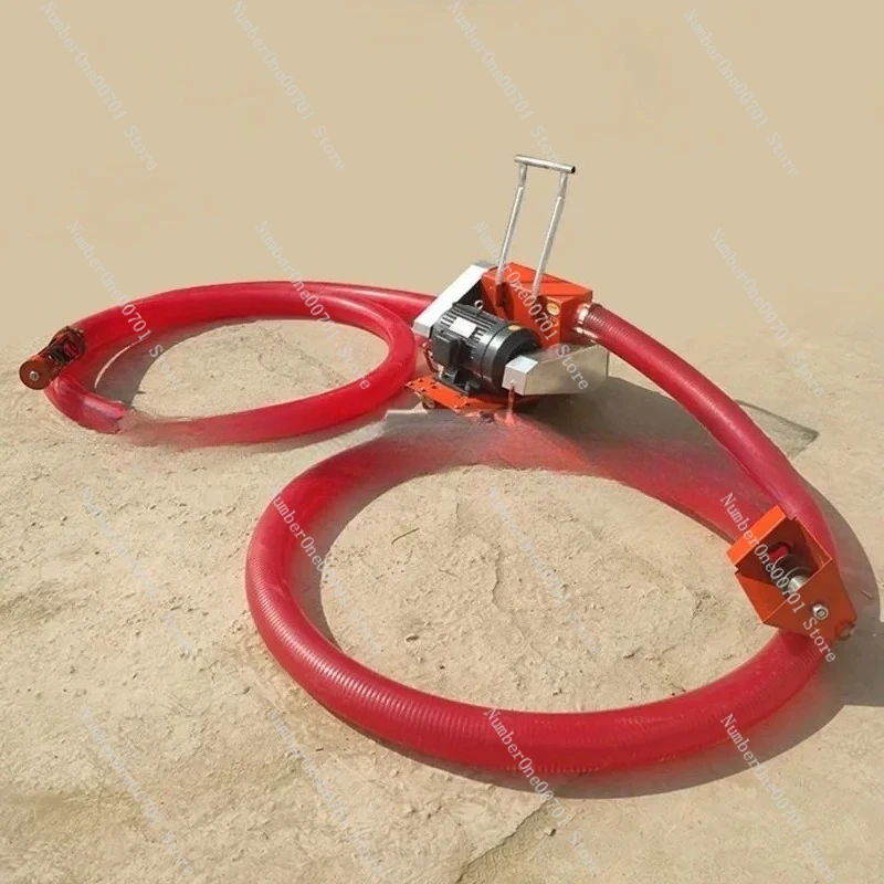 Double Tube Grain Suction Machine High Efficiency Loading Unloading Grains Extractor Screw Auger Conveyor