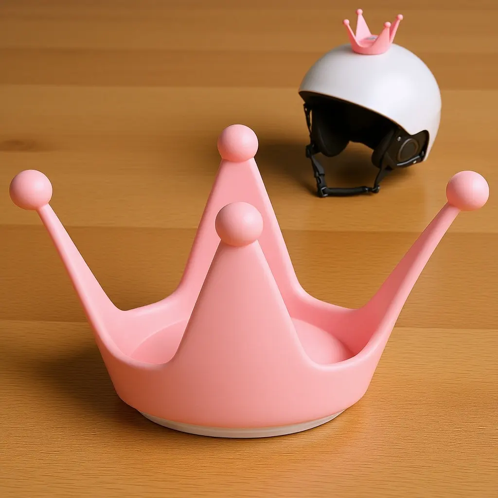 1Pcs Motorcycle Ornament Flexible Silicone Suction Cup Light Pink Design Double Grip Decoration