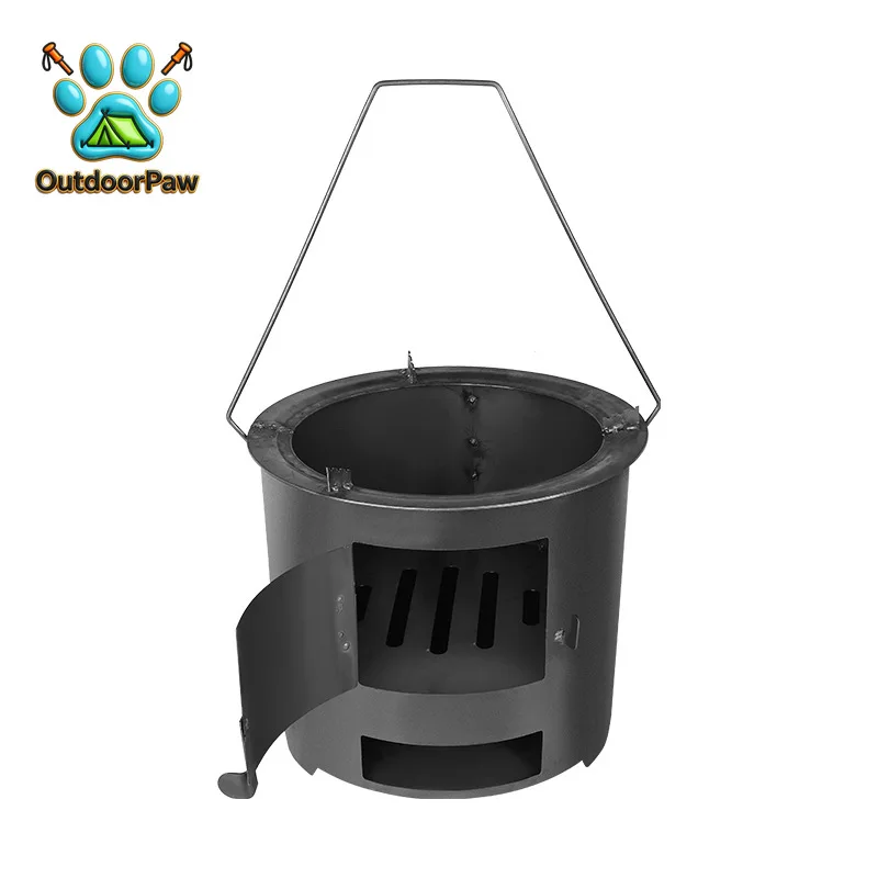New Portable Charcoal Stove Outdoor Use Suitable for Making Tea and Heating Country Barbecue Multifunctional Model 01