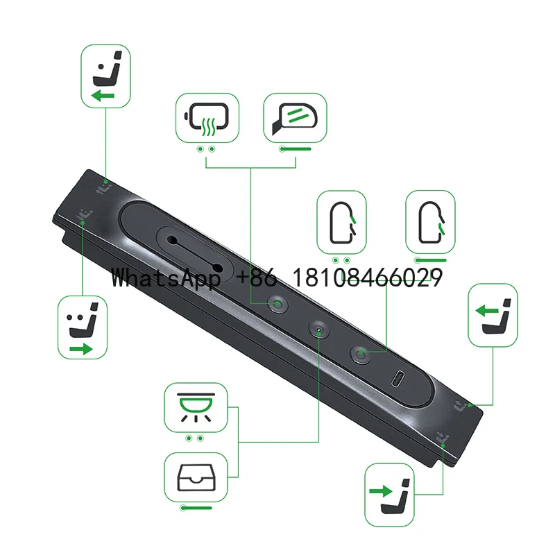 

For Tesla Model 3 Y Center Console Car Adapter Powered Splitter Extension 27W Quick Charging Docking Station Glovebox USB Hub
