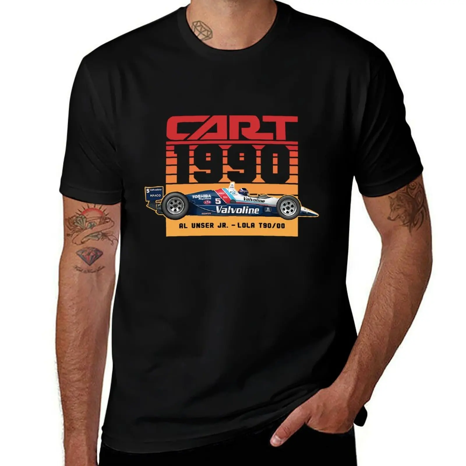 Al Unser Jr 1990 Cart Indy 90s retro style T-Shirt Essential Solid Color T-Shirt