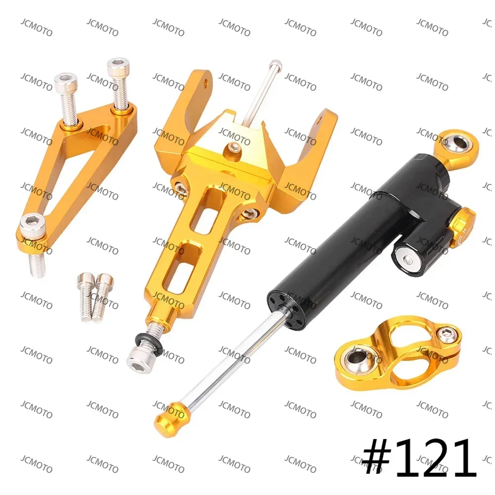 

Motorcycle Steering Damper Stabilizer Saftety Control w/ Bracket Holder Set CNC Aluminum For Honda CB1300 2003-2011 CB 1300