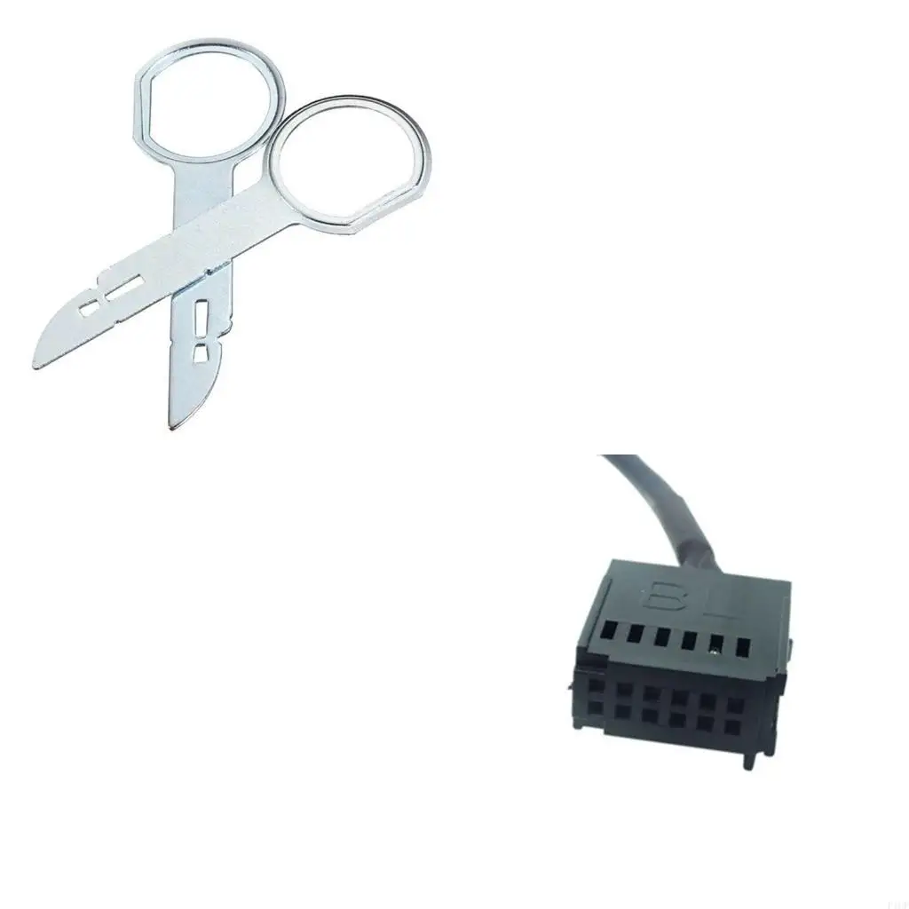 F1CF Aux Cable Car Adapter for Fiesta for Focus 6000CD with 4 Removal