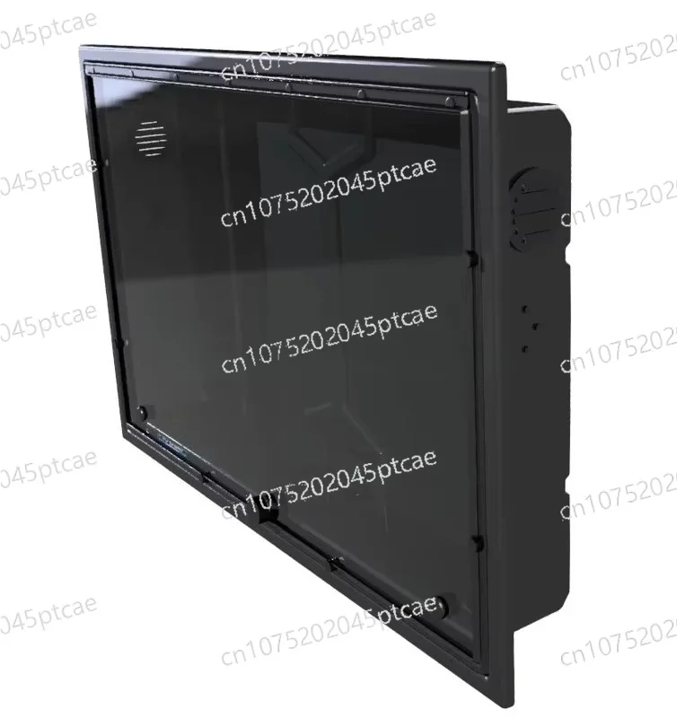 Non-Touch LCD Monitor Security TV Case Custom 55-inch Outdoor Steel Aluminum IP67 Rated Waterproof