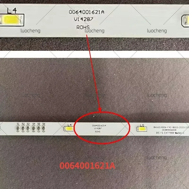 For Haier Refrigerator 0064001621A DC12V LED Lamp Light Strip Display Light Parts