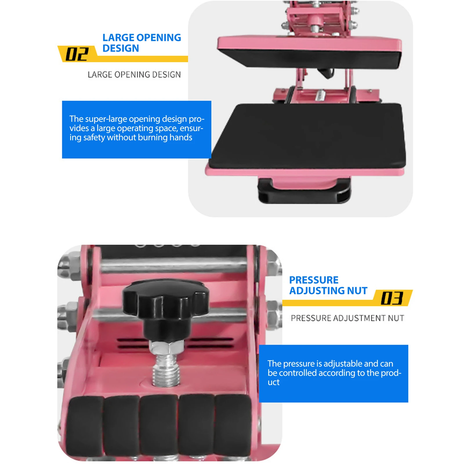 23x30 Inch Heat Press Machine Adjustable Time and Temperature Hot Transfer Printing Machine For T-shirts /DIY Clothing