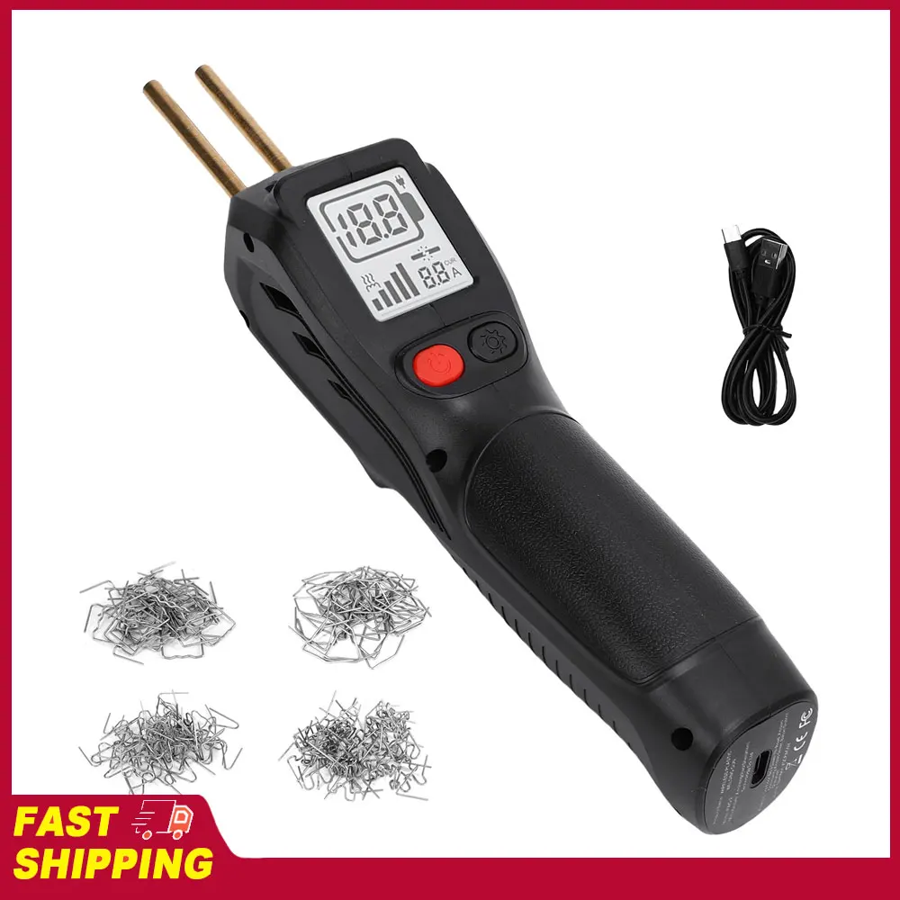 

Plastic Welder Kit with 200 Staples Fast Heating High Efficiency Portable Ergonomic for Bumper Repair DIY Projects