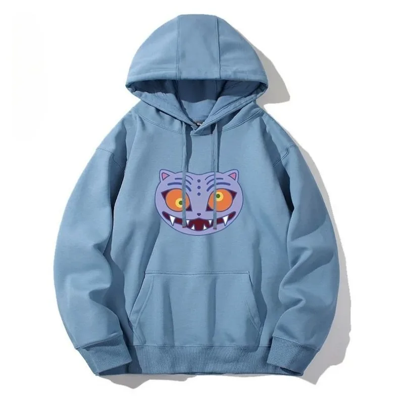 KPOP Hunt Girl Group Tiger Zwart Patroon Hoodie Demons Hunters Cartoon Pluche Hoodie Heren en Dames Top Kleding Cadeau