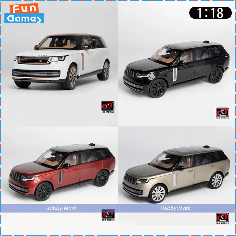 

New LCD 1/18 Car Model Range Rover Large SUV Car Model Simulation Model Full-open Car Model Collectible Ornament Custom Toy Gift
