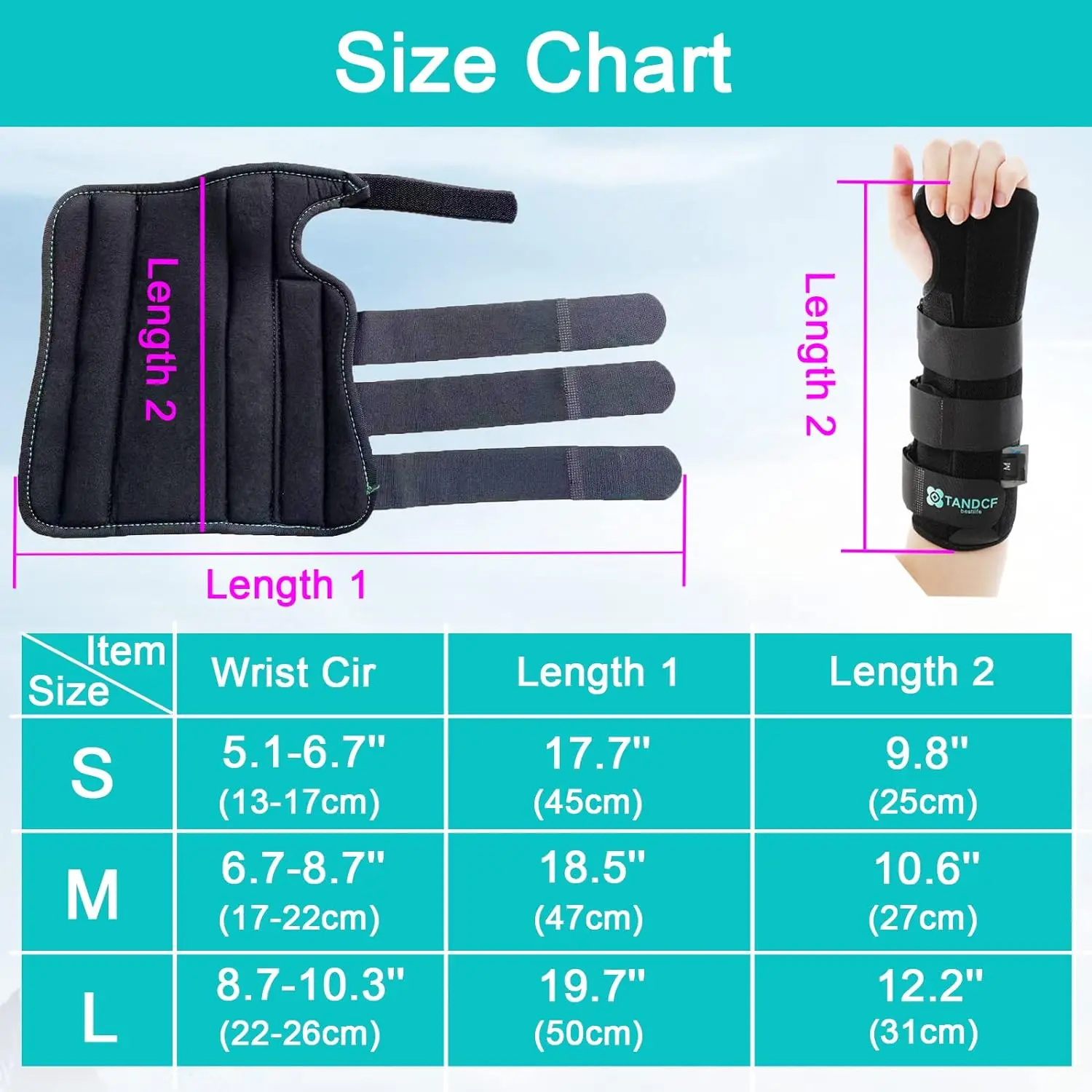 Medical  Wrist Forearm Supports brace Carpal Tunnel Sprain Forearm Splint Protector Hyperarticular articular fracture fixation