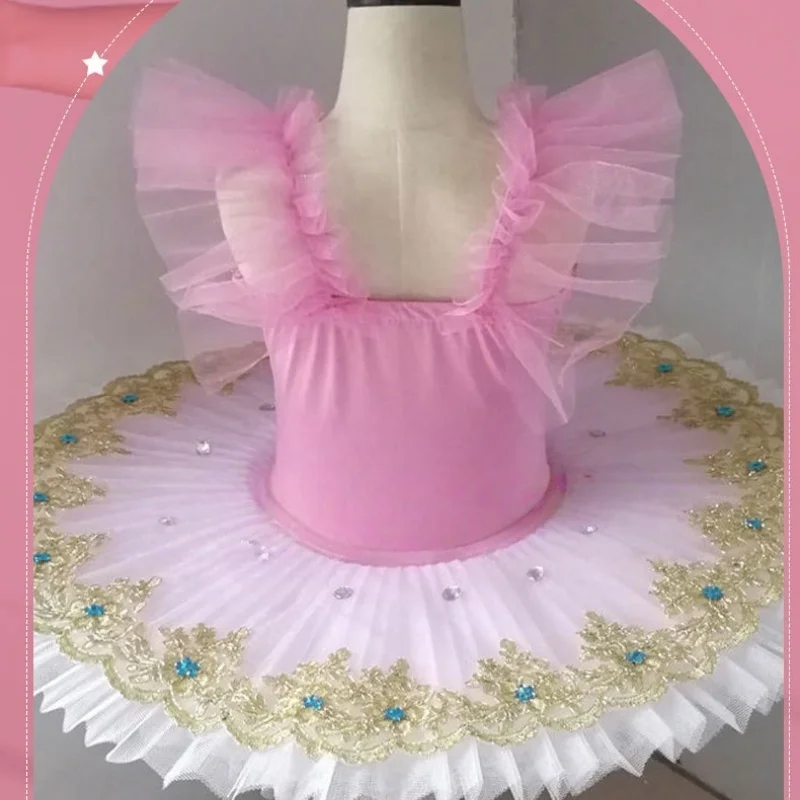 pd07122-ガールズ-バレエ-チュチュドレス-キッズ-ダンスコスチューム-ステージパフォーマンスと日常練習用