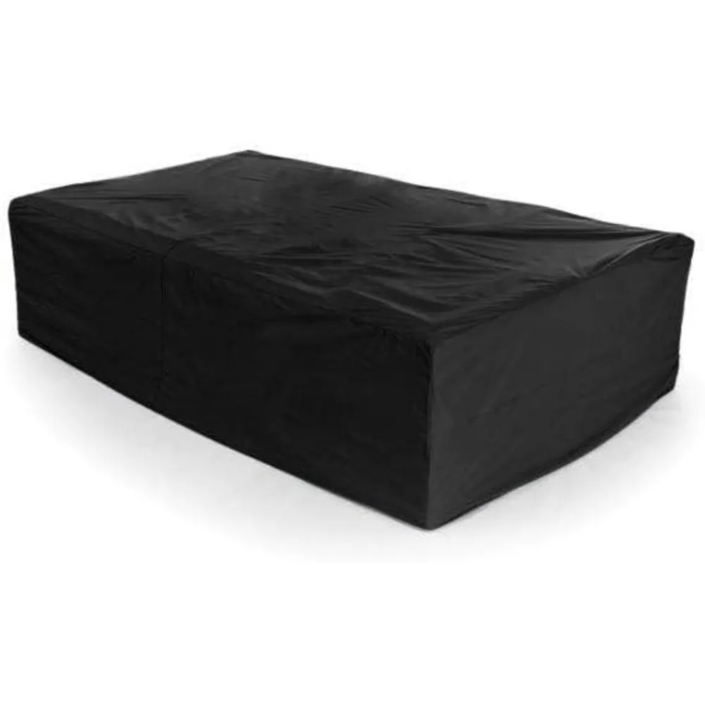 

Outdoor Sectional Set Sofa Cover - Heavy-Duty Polyester, Weather Resistant, Drawcord Hem, Seating and Chair Covers