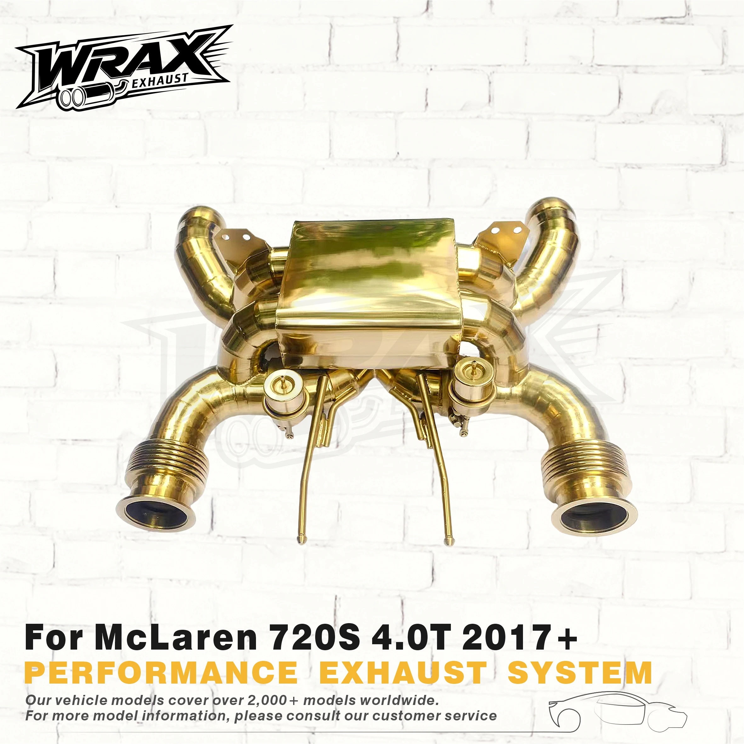 

Выхлопная система для McLaren 720S 4.0T: титановая, с двойным выходом, регулируемым клапаном, спортивный дизайн, повышение производительности, регулируемый звук