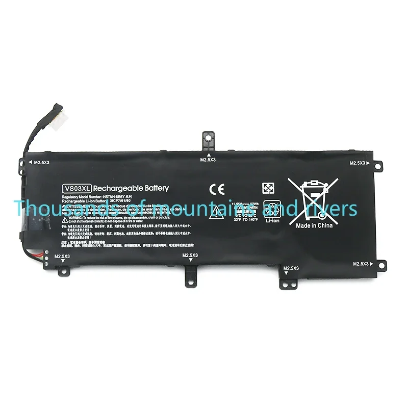 

VS03XL Аккумулятор для ноутбука HP Envy 15-AS 15-AS014WM 849047-541 HSTNN-UB6Y 849047-541 849313-850
