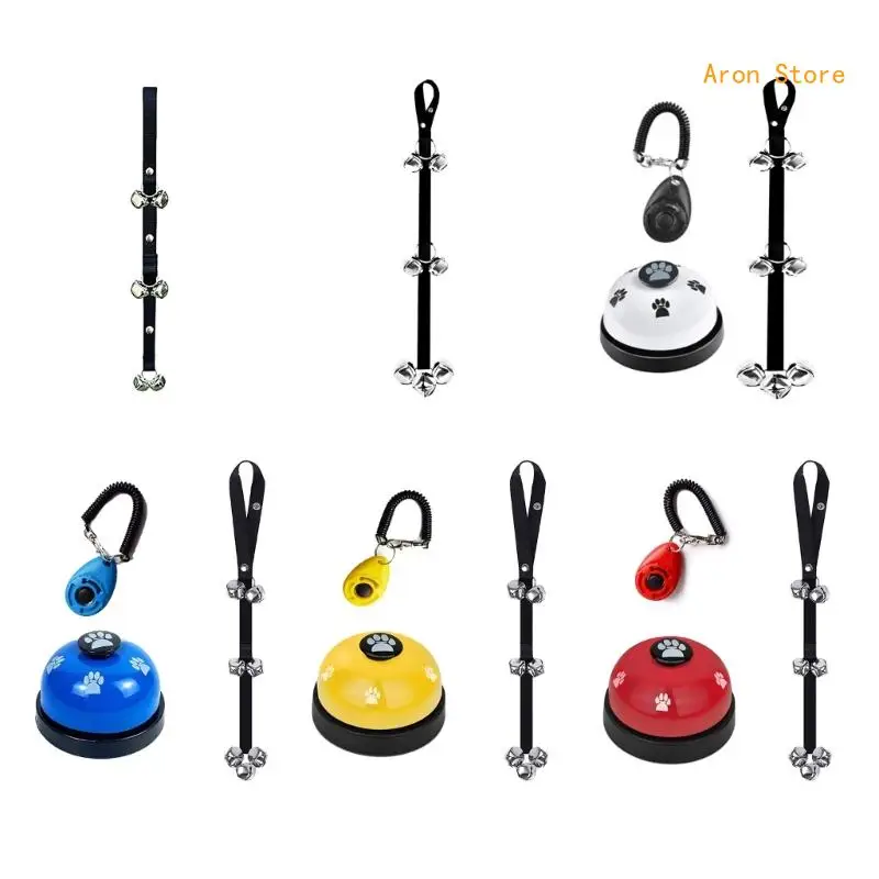 Loud Dog Doorbells for Successful Puppy Potty Training Adjust Length for Optimal House Training in Any Environment H3CF