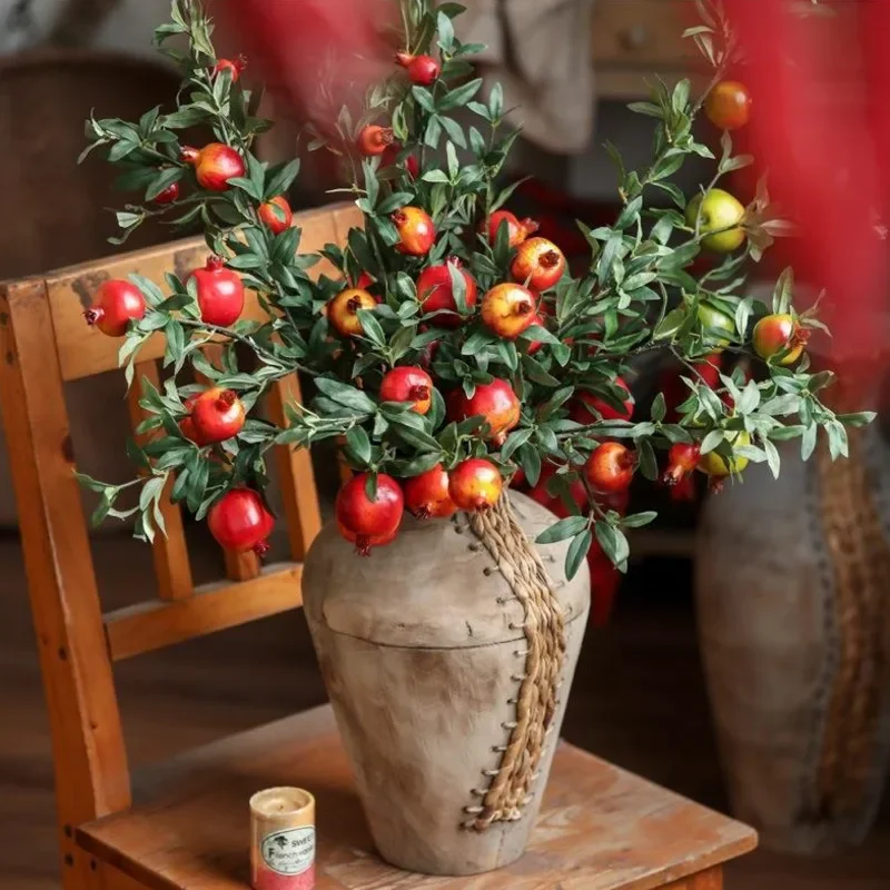 Wabi-Sabi Wind Retro Wood Vase,Large Home Decoration Piece,B&B Flower Stand,Living Room Table Centerpiece, Unique Floral Holder.