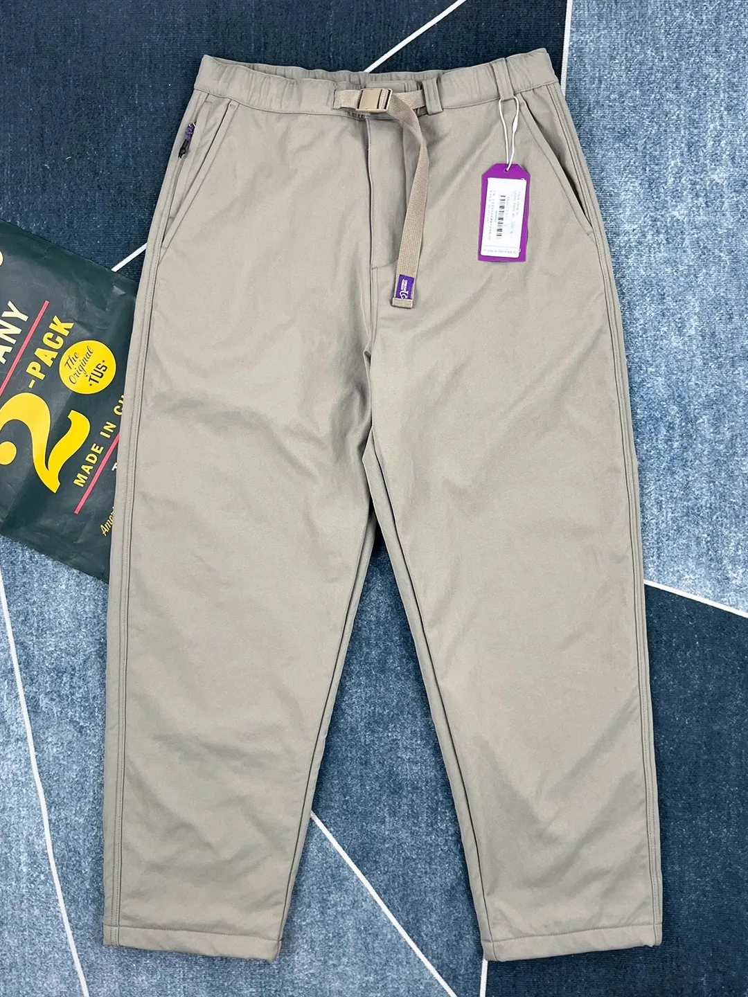 

Мужские повседневные брюки Thiened Fce, свободные, прямые, теплые, однотонные, в американском стиле, для осени и зимы, японский свободный крой