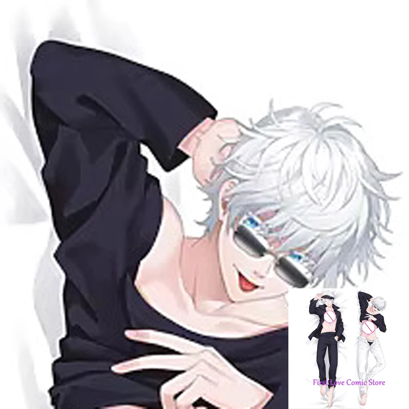 

Dakimakura Anime Pillow Case Jujutsu Kaisen Satoru Pillow Cover Halloween Christmas Decoration 2023
