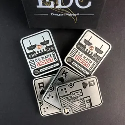 Новинка Игрушка на кончик пальца EDC металлическая трехслойная нажимная карточка-слайдер монета AKQ фиджет-Спиннер для отдыха офиса игрушка для снятия стресса подарок