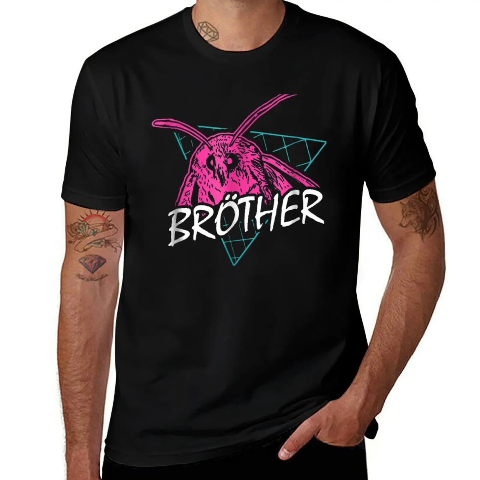

Brother - Moth Meme Lamp Brother T-Shirt plus size tops basketball graphic tees new gifts and t-shirts shirts men graphic