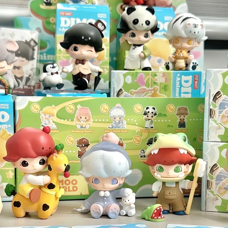 

Dimoo Animal Kingdom Series Blind Box Fashion Toys Cute Desktop Decoration Creative Accessories Candy Festival Gifts Collection
