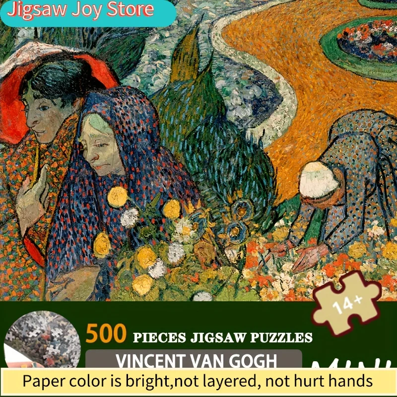 

Пазл «Винсент Ван Гог» для взрослых — Премиум-класс, портативный, в стиле книги, мини-элементы, культовые произведения Ван Гога