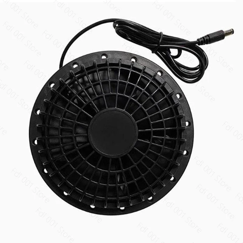 12V 5.2A 15cm Cartoon Inflatable Panda Round Air Cooler Fan