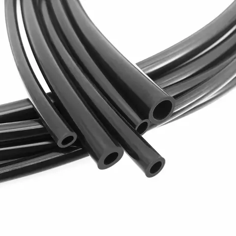 Tubo in gomma nera NBR da 1 metro Tubo in gomma resistente all'olio/pressione ID2/3/4/5/6/7/8mm Tubo flessibile di alimentazione del carburante