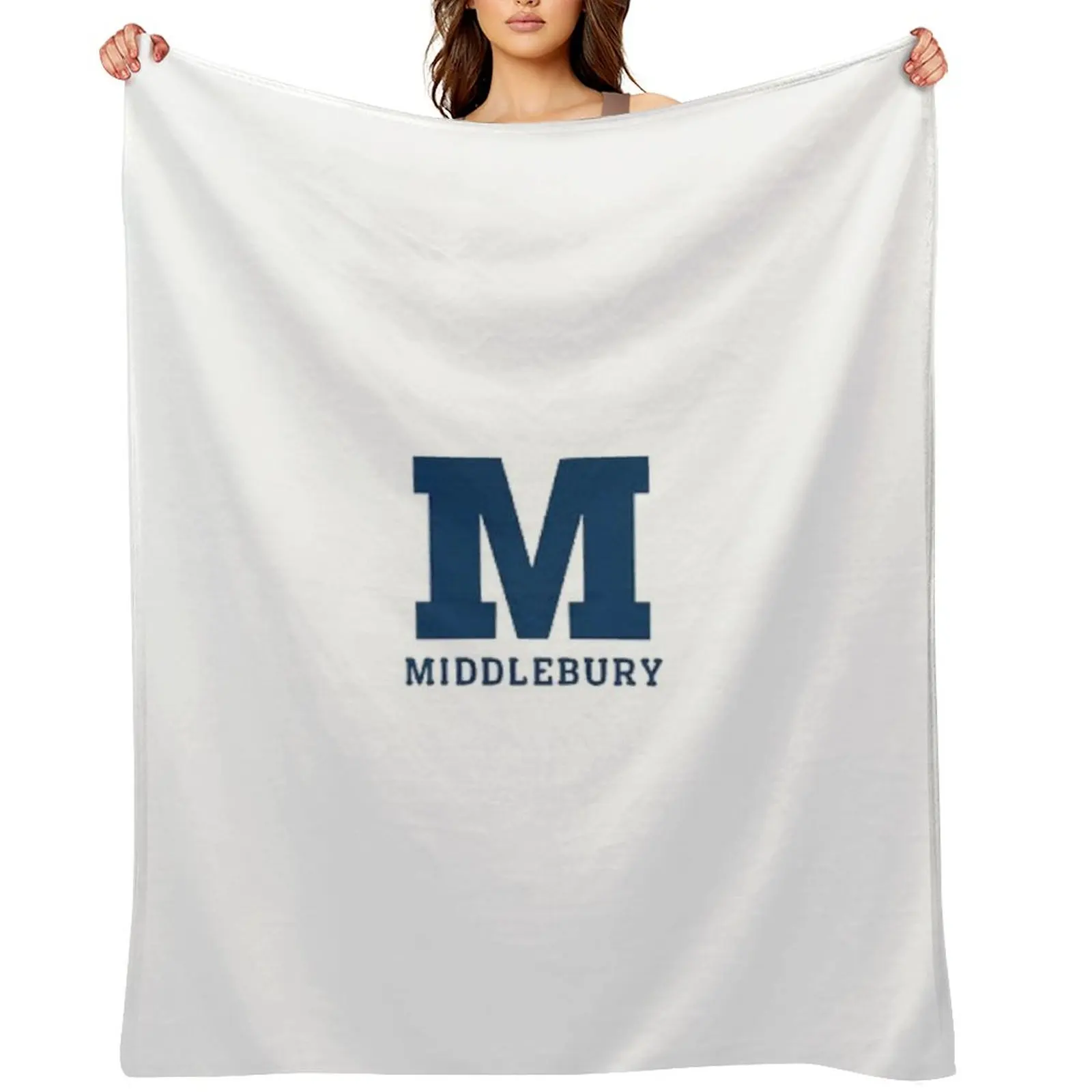 كلية ميدلبري رمي بطانية الفانيلا البطانيات للأرائك أفكار هدايا عيد الحب أنعم البطانيات