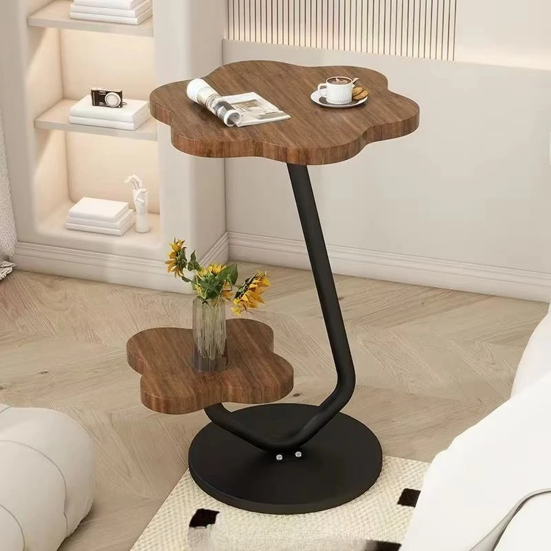 

#Retro Style Small Console Table with Storage Rack for Home Living Room Bedroom or Balcony Coffee or Side Use