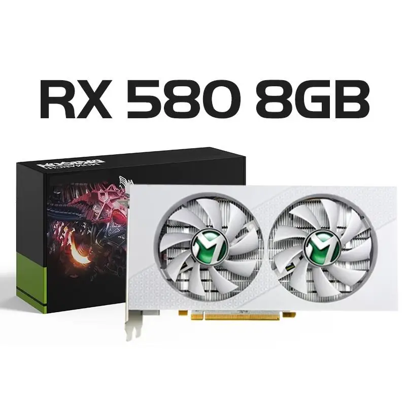 

Топ видеокарта AMD RX580 8 ГБ GDDR5 256 бит 2048SP HDMI + DP + DVI игровые видеокарты компонент настольного компьютера совершенно новый RX 580