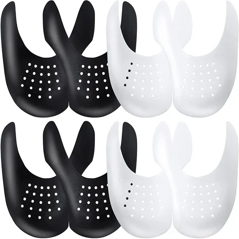 Protector de arrugas para cabeza de zapato, ensanchador antiarrugas, zapatillas de deporte, soporte de zapato plegable arrugado, puntera, plantilla deportiva, 4/2 Uds.
