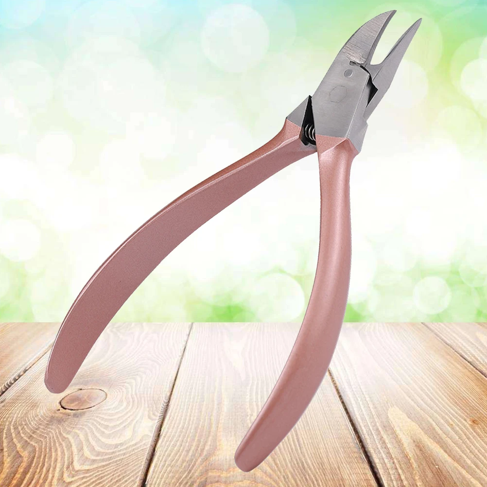 

Dead Skin Pliers Cuticle Nail Clippers Portable Manicure Nipper Trimming Thick Ingrown Toenails Durable Left