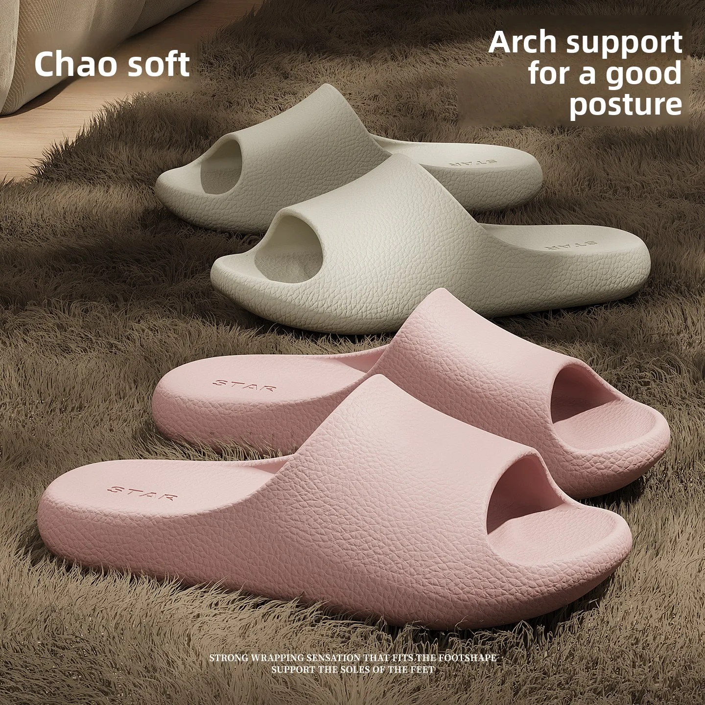 High End EVA Bathroom Slippers Men Women Non Slip Soft Sole Summer Indoor Sandals Breathable Lightweight Home Casual Cool Footwe