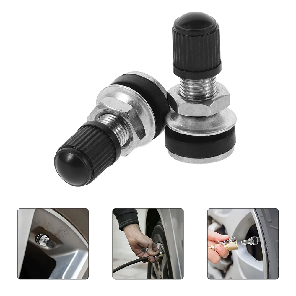 

35Mm Stem Replacement Copper Tire Valve Stem Extenders Durable Tubeless Air Valve Stems For Car Motorcycle Bicycle Universal