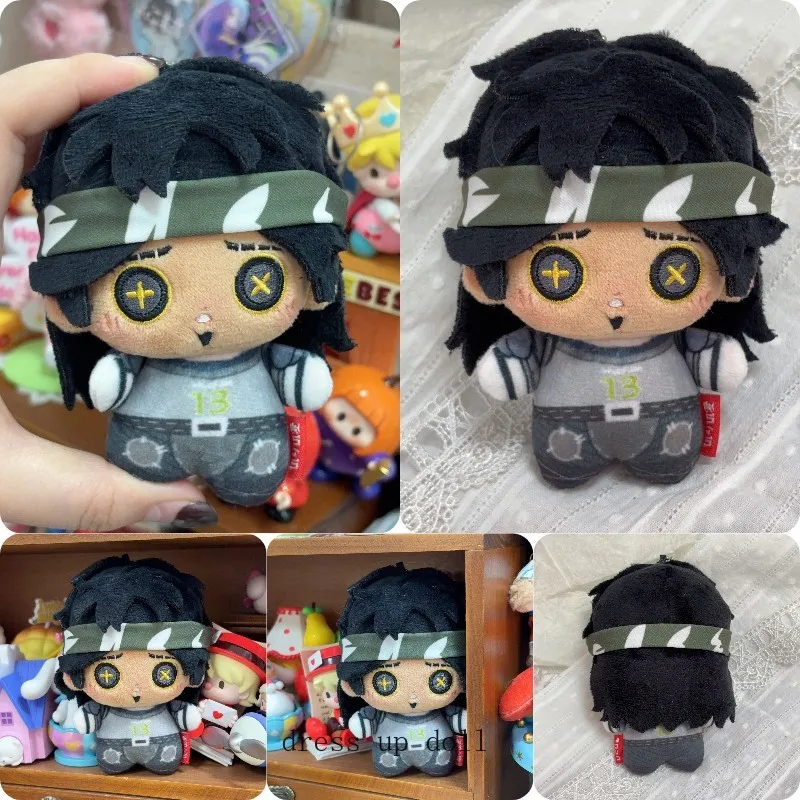 

William Ellis Forward 10CM Identity V Doll Black Skin Plush Cartoon Game Cosplay Pendant Keychain Stuffed Cotton Plushie Toy