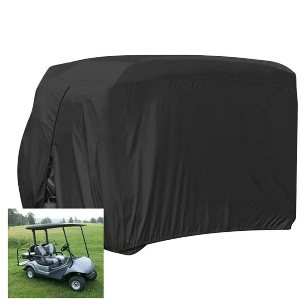 

4 Passenger Cart Cover Waterproof Dustproof Heavy Duty Uv Treated Cart Hood Cover for Standard Club Car 210d Oxford Cloth
