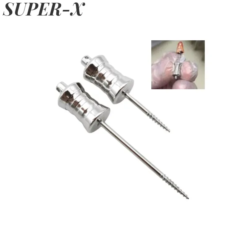 

1PCS dental root crusher residual root extractor stainless steel extraction residual root drill extraction screw dental tool