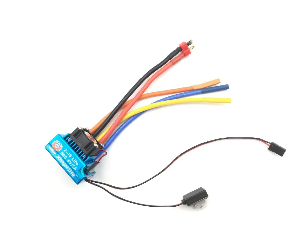 Fire Phoenix 120A Xerun ブラシレスESC センサーケーブル付き 2