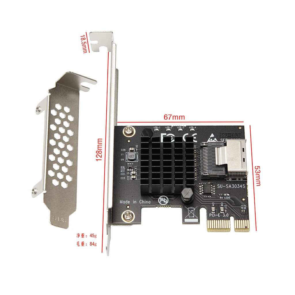 Mini SAS SFF-8087 4 port SATA 3 III 3.0 to PCI e PCIe Controller PCI-e to SFF 8087 SFF8087 SATA3 Adapter Expansion Card