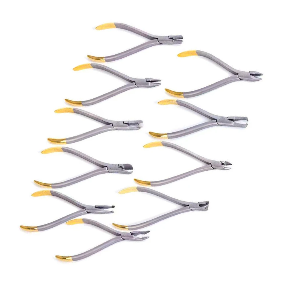 18Pcs Dental Orthodontic Kit | Forming Pliers, Archwire Cutter, Band Pusher & Ortho Tools Set