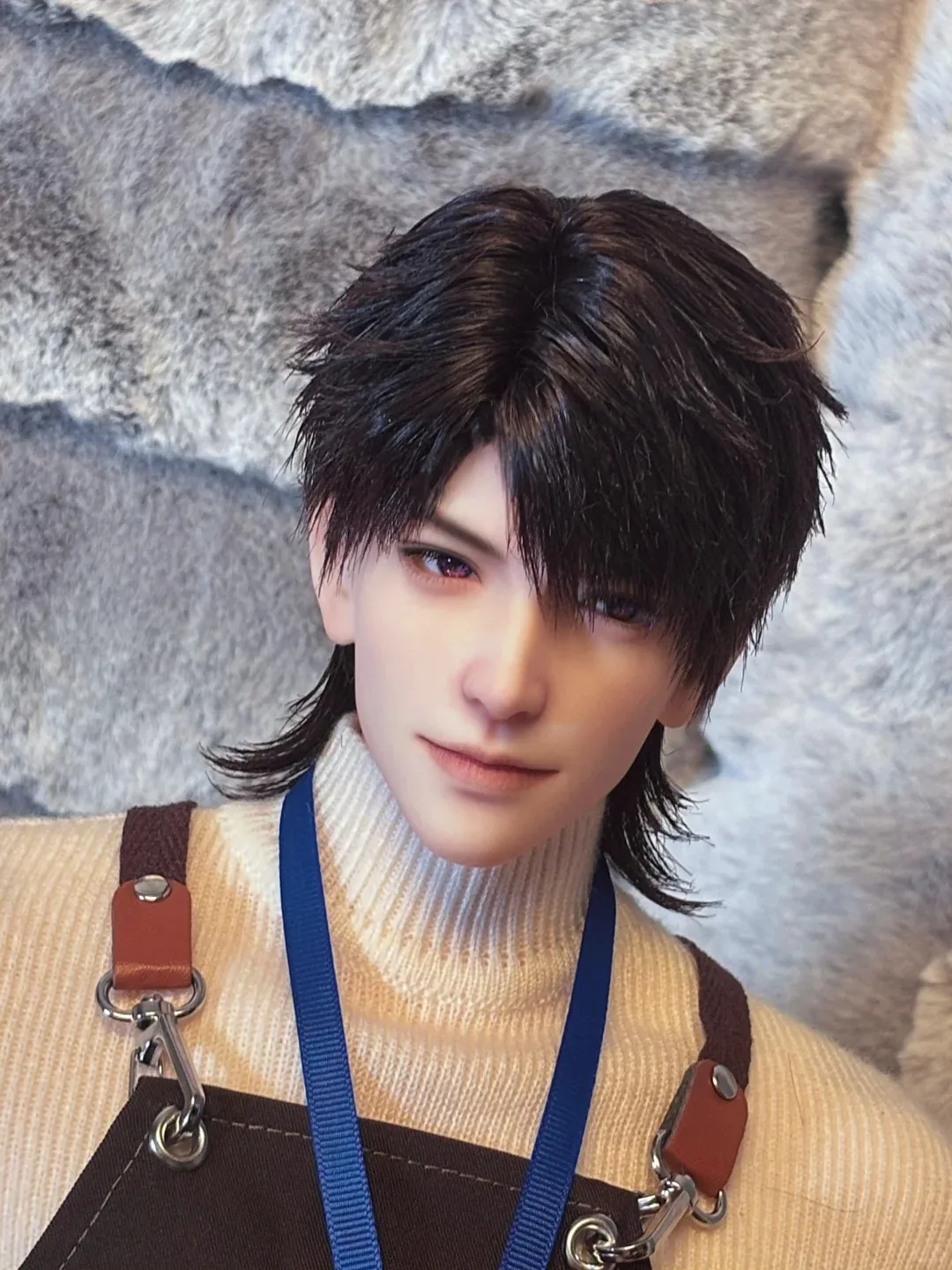 

SD BJD Big Head 1/3 Doll XiaYizhou BJD Girl Animation High Quality Resin Makeup Toy Gift, only includes a head