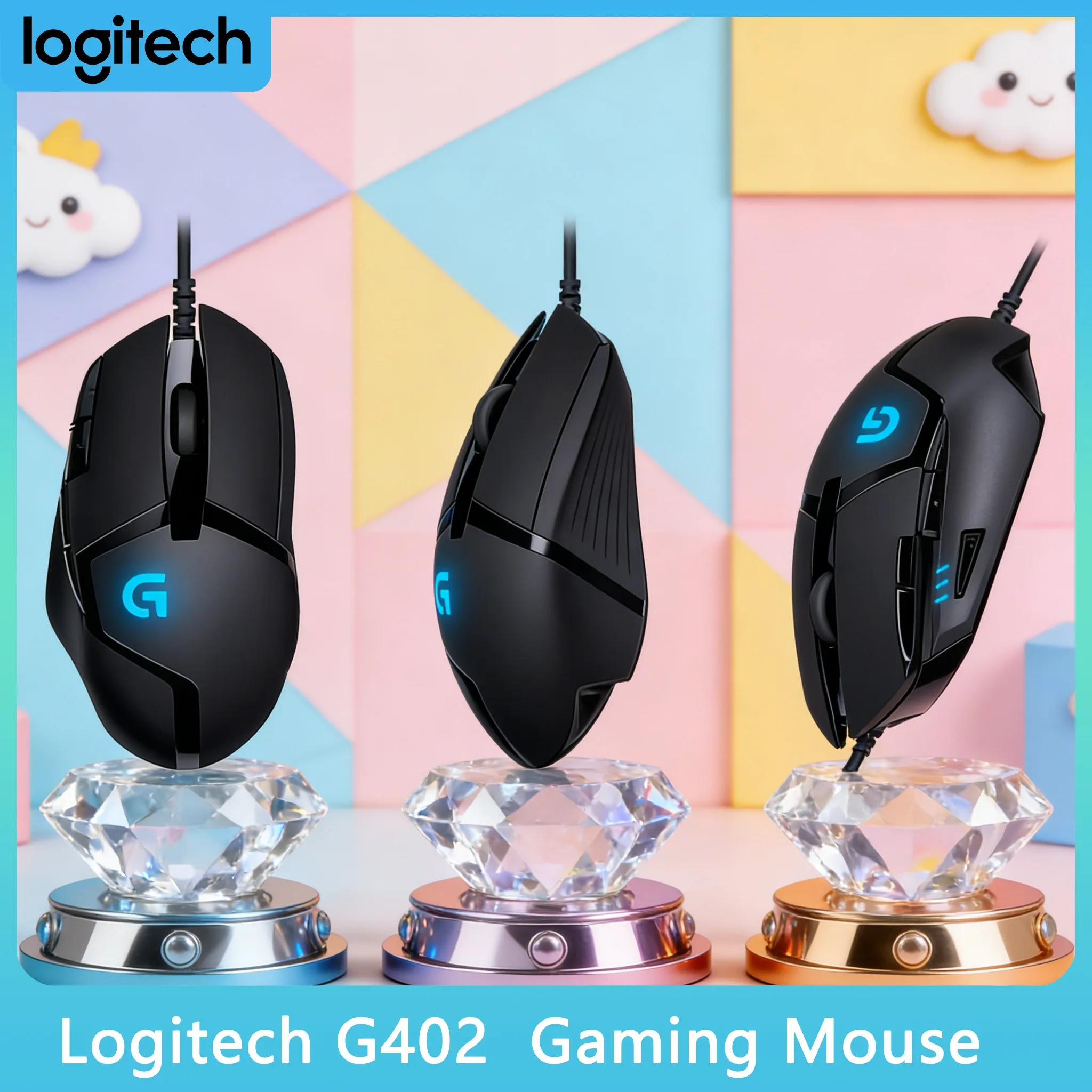 

Logitech G402 - Время отклика 1 мс. Никогда больше не упустите момент.
