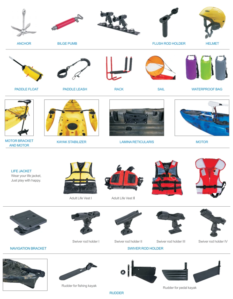 Аксессуар для рыбалки на каяке с электродвигателем