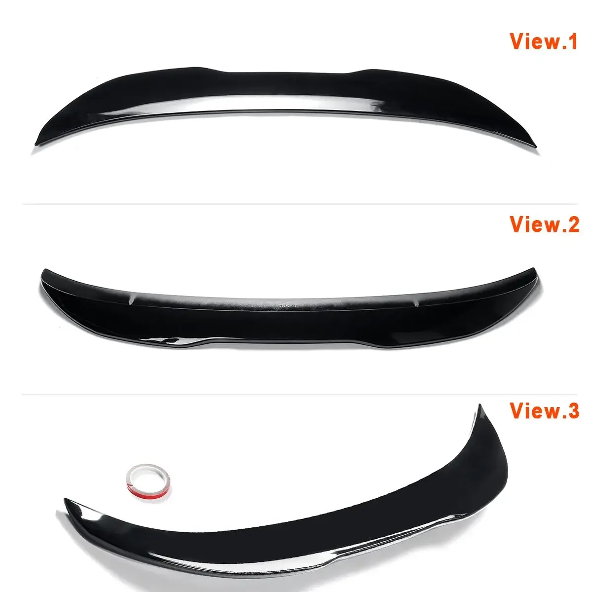 PSM Style Car Rear Trunk Spoiler Lip Boot Wing Lip For BMW F30 2012-2018 For F80 2014-2019 Rear Spoiler Wing Lip Tail Wing