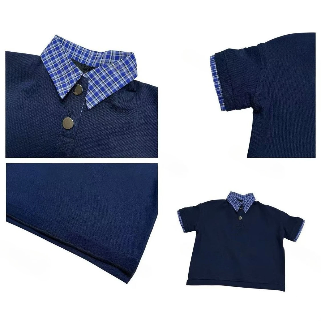 Moda 1/3 roupas de boneca caber para 75cm masculino bjd boneca curta camisa polo menina brinquedos jogar casa vestir-se acessórios de boneca, sem boneca