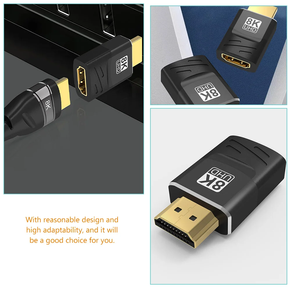 

Extension Converter Adapter USB Male to Female Computer Cable Connector Black Alloy