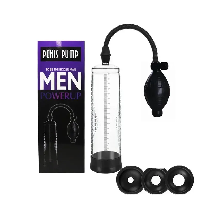 Penis Pomp Vacuum Pump Voor Penis vergroting Male Enhancement Big Erectie Cock Pomp Masturbator Penis Trainer sex toys for man