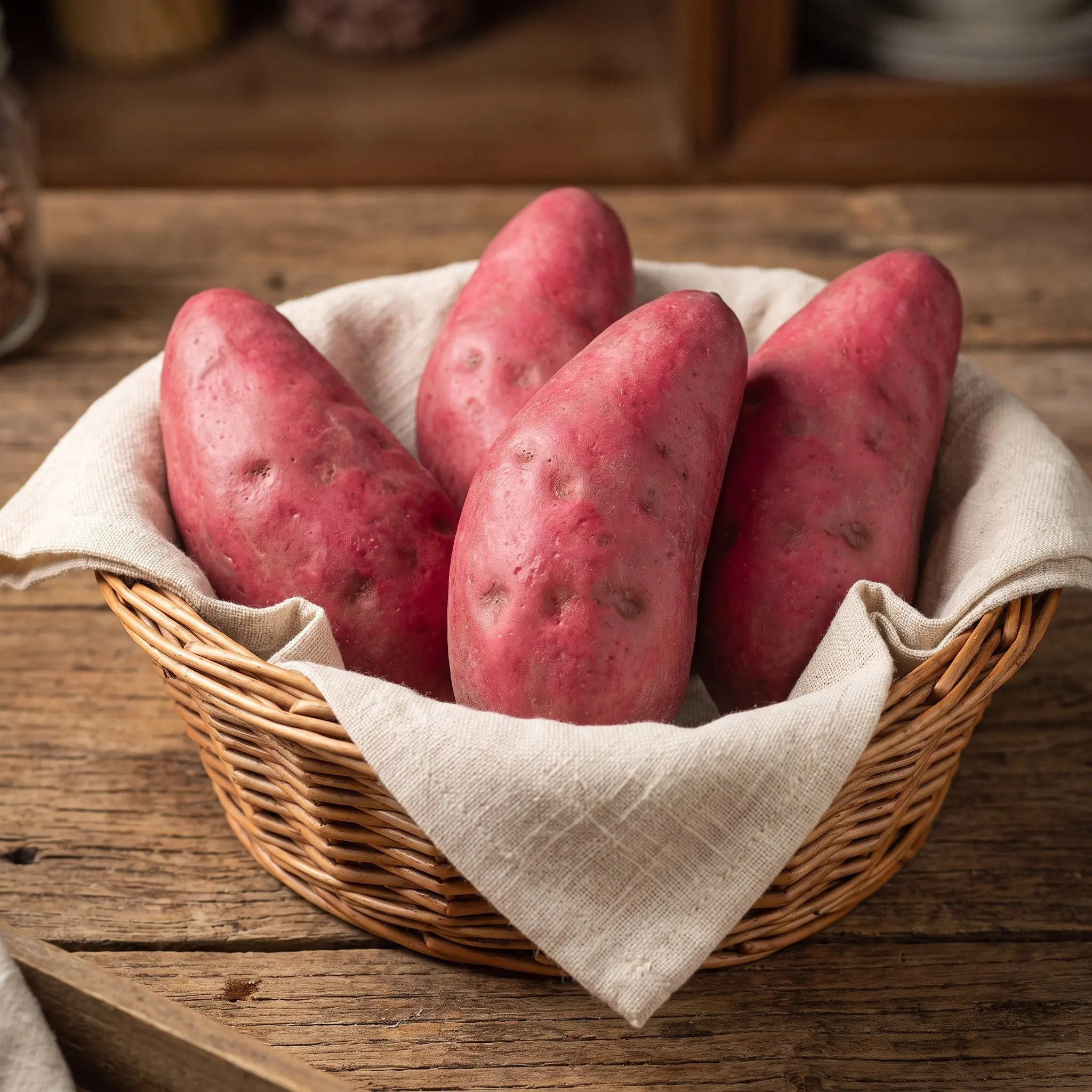 4Pcs Realistic Artificial Sweet Potato Decorations Foams Fake Sweet Potato Props Home Kitchen Restaurant Photography Decor